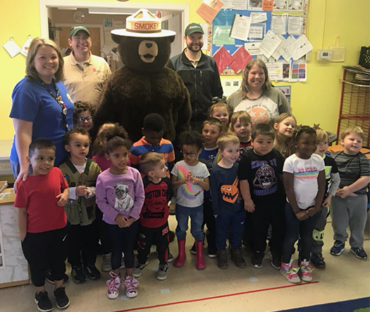 Smokey Bear Program at Washington County School