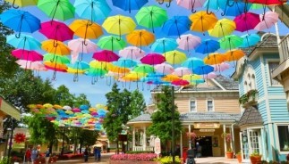 Umbrella Sky at Dollywood
