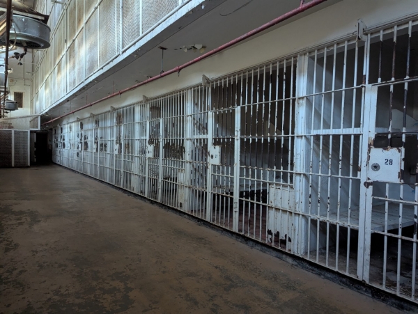 Rusty prison cells