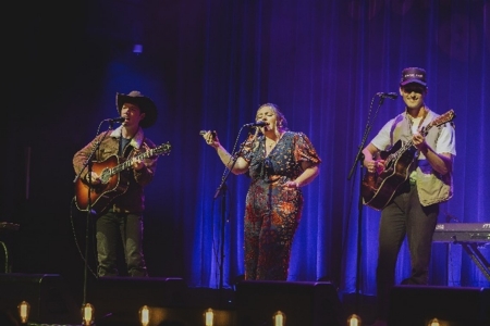 DEK of Hearts performing at Franklin Theatre in Franklin during Tennessee Songwriters Week 2025