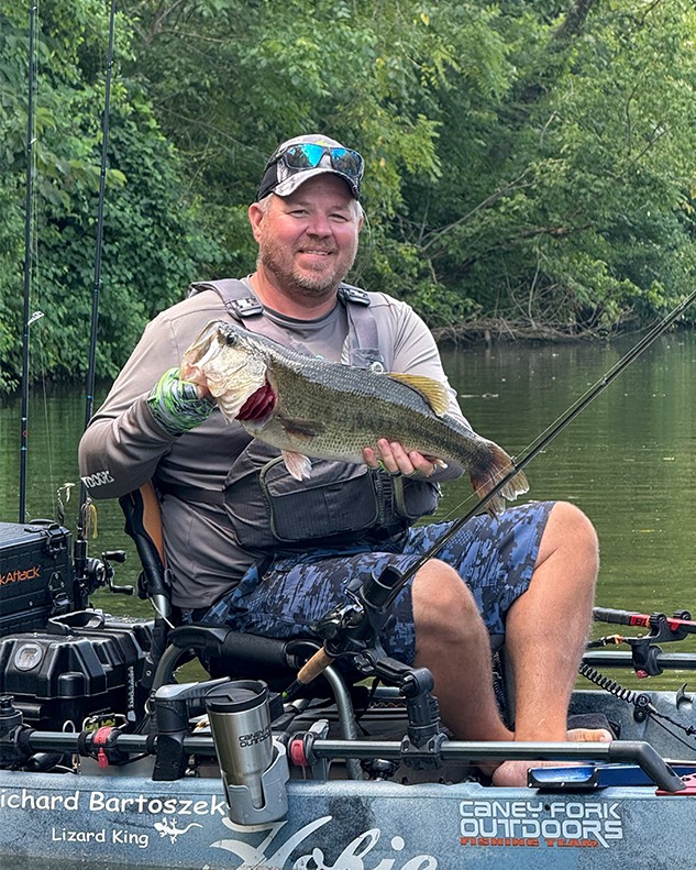 Richard Bartoszek Jr. Old Hickory Reservoir 25.75" Largemouth Bass
