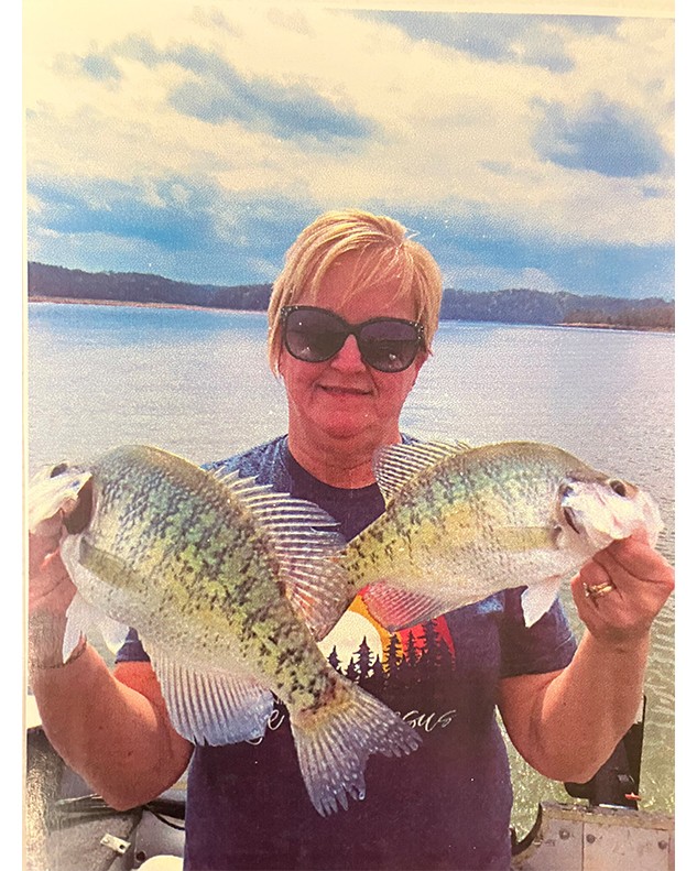 Melisa Mullins, 15.25” White Crappie - Douglas Reservoir 