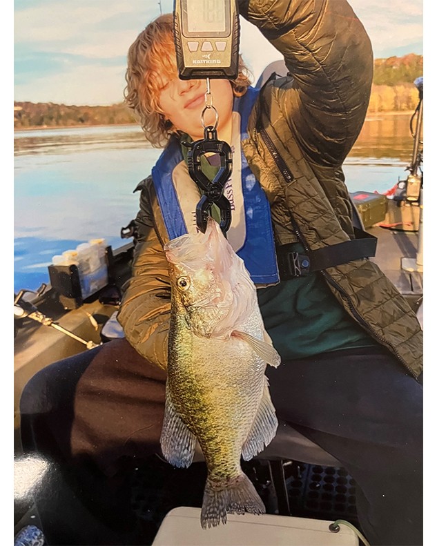Miles Driscoll, 15.25” White Crappie - Chickamauga Reservoir 