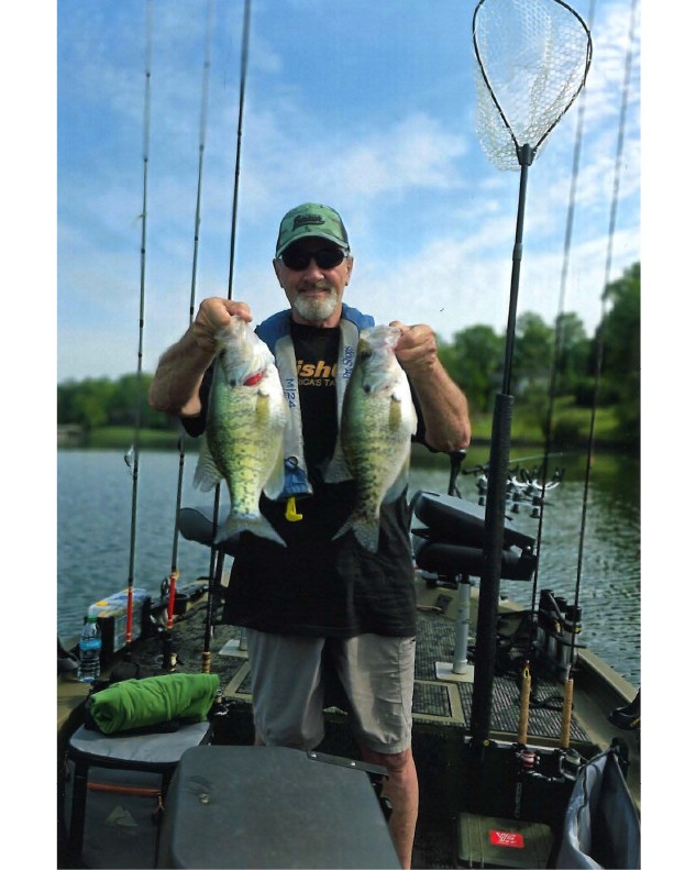 David Herring,  14” and 15 ¼” White Crappies - Chickamauga Reservoir 