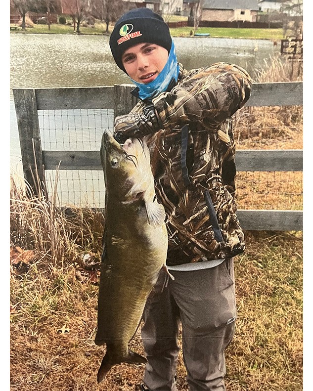 Hunter Karnes, 32” Channel Catfish - Private Pond