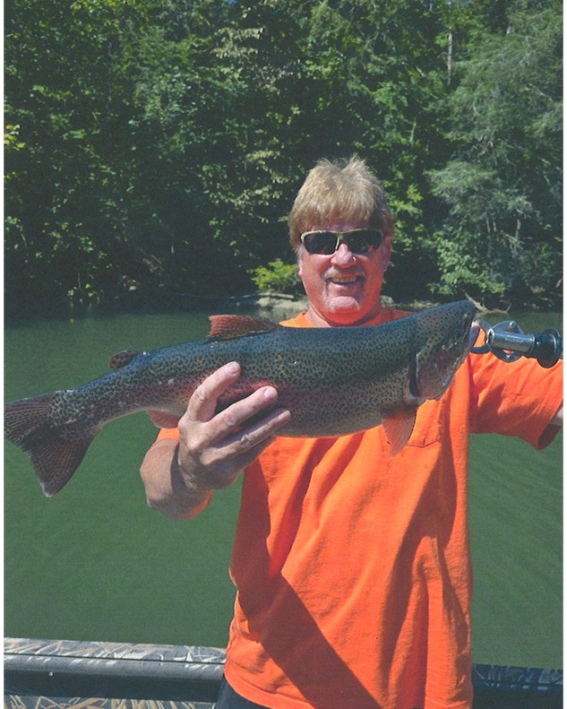  Scott Guthrie, 24.50", Rainbow Trout, Ft. Patrick Henry Reservoir 