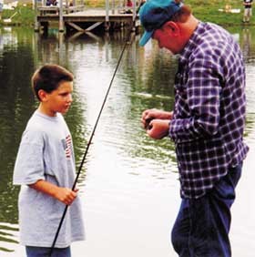 Fishing on a Lake