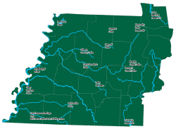 West Tennessee, Region 1, Boating and Fishing access map link