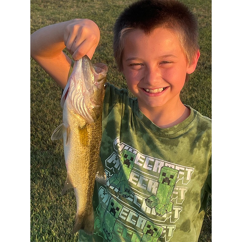 Noah Graves caught a Largemouth Bass at Beach Lake, TN, on September 14, 2025.