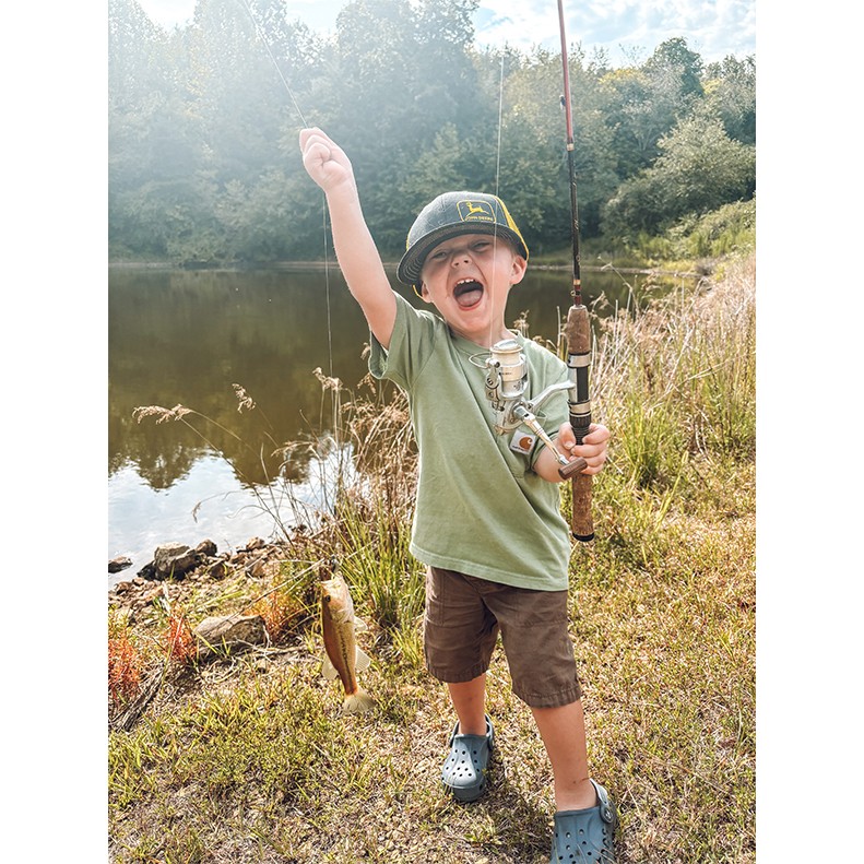 Zeke Mourfield caught a Largemouth Bass at Papaw's Pond in Sweetwater, TN, on September 1, 2025.