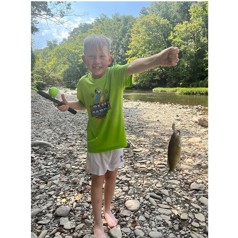 Easton Lee caught a Red Eye at Old Walland Creek, Maryville TN, on August 30, 2024.  Congratulations Easton!