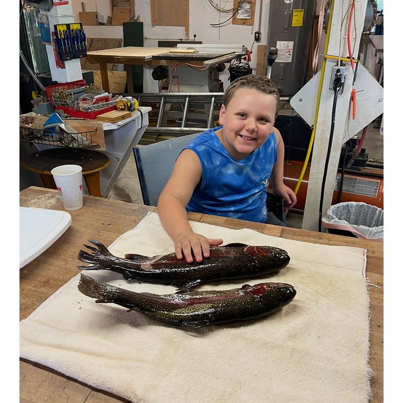 Parker Pool caught a Trout at Rock Creek Park, TN on June 11, 2025