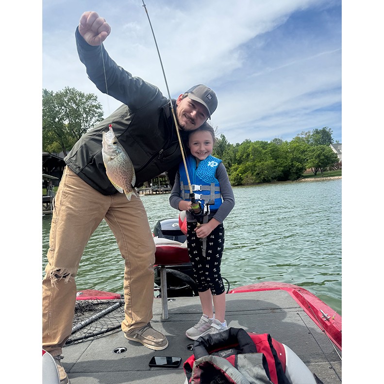 Nicole Thompson caught a Crappie on April 19, 2026.