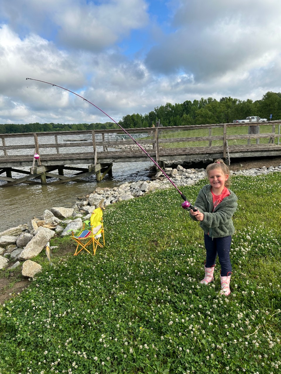 Eleanor Guttery caught a Bream at Gibson County Lake in Trenton TN, on May 4, 2025.
