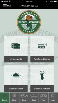TWRA Mobile On The Go Application Link