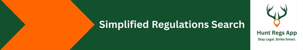 Hunting Regulations APP