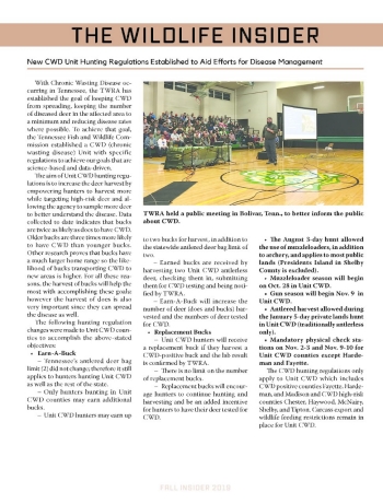 The Wildlife Insider - Fall 2019