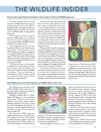The Wildlife Insider - Winter 2018