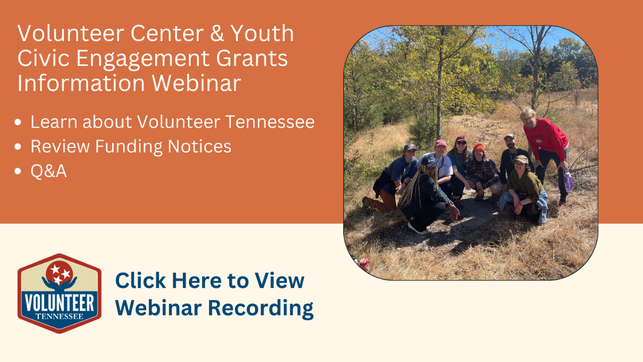 Volunteer Center & Youth Civic Engagement Grants Technical Webinar