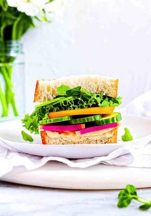 Fresh Veggie Sandwich
