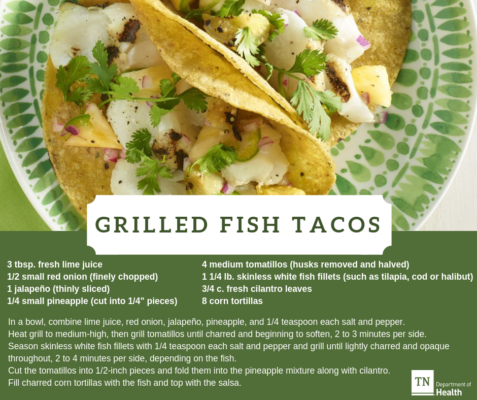Recipe for Grilled Fish Tacos