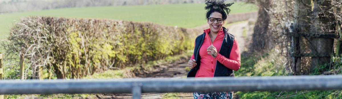 Woman running