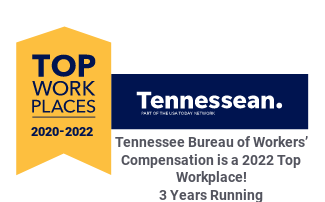 Top Workplaces logo displaying 2020-2022. Three Years Running.