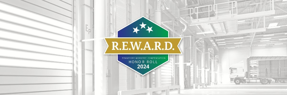REWARD Honor Roll logo over a photo of a clean warehouse.