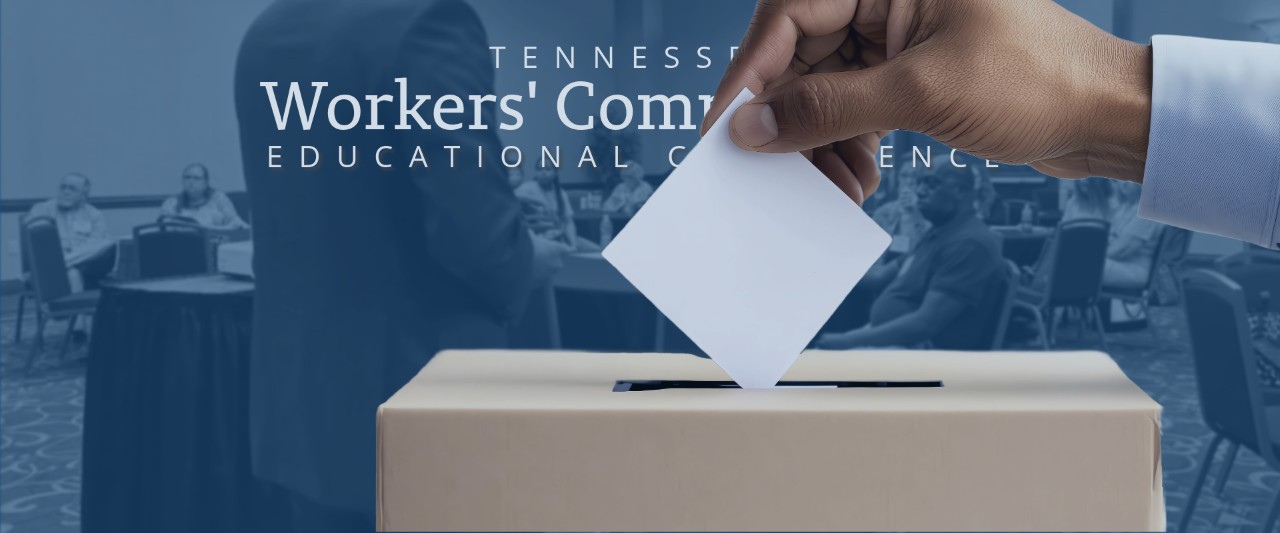 A hand placing a ballot, illustrating how talented presenters, such as yourself even, should submit a proposal to speak at our conference.