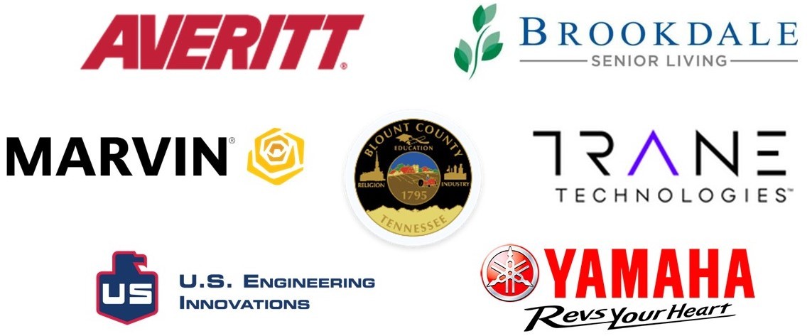 Group of logos of the 2024 honor roll inductees.