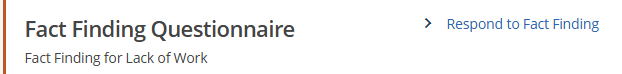 Fact-Finding Questionnaire
