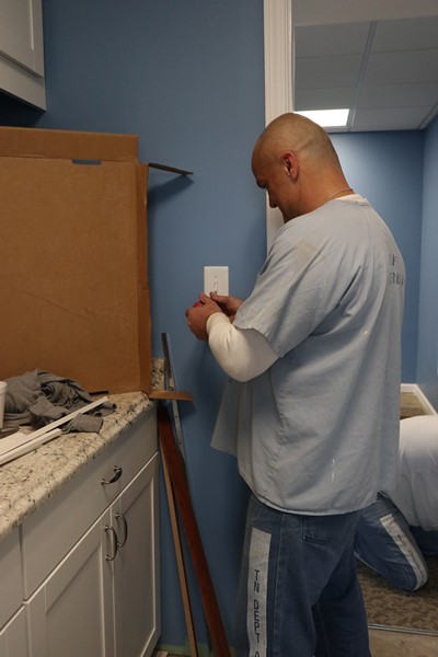 Work performed by Northwest Correctional Complex at Ridgely Police Department. Work performed by Northwest Correctional Complex at Ridgely Police Department.
