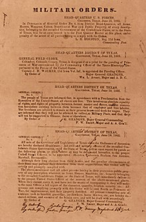 General Order No. 3 General Order No. 3