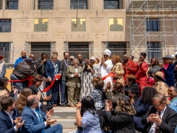 Civil Rights activist Diane Nash cuts the ribbon at a ceremony dedicating Diane Nash Plaza on the Nashville Courthouse steps on April 20, 2024. Credit: Martin B. Cherry / Nashville Banner Civil Rights activist Diane Nash cuts the ribbon at a ceremony dedicating Diane Nash Plaza on the Nashville Courthouse steps on April 20, 2024. Credit: Martin B. Cherry / Nashville Banner
