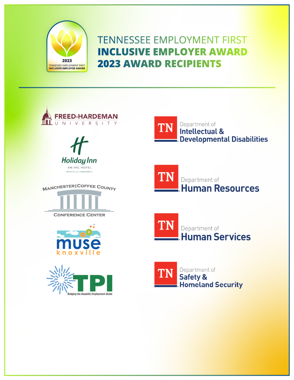 2023 Award Recipients