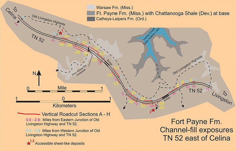 fig-2-location-map-tn-52-e-vertical-roadcut-sections-a-h fig-2-location-map-tn-52-e-vertical-roadcut-sections-a-h