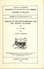 Cover image of Report of Investigations 12