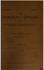 Cover image of Resources of Tennessee-1st Series, Volume 7