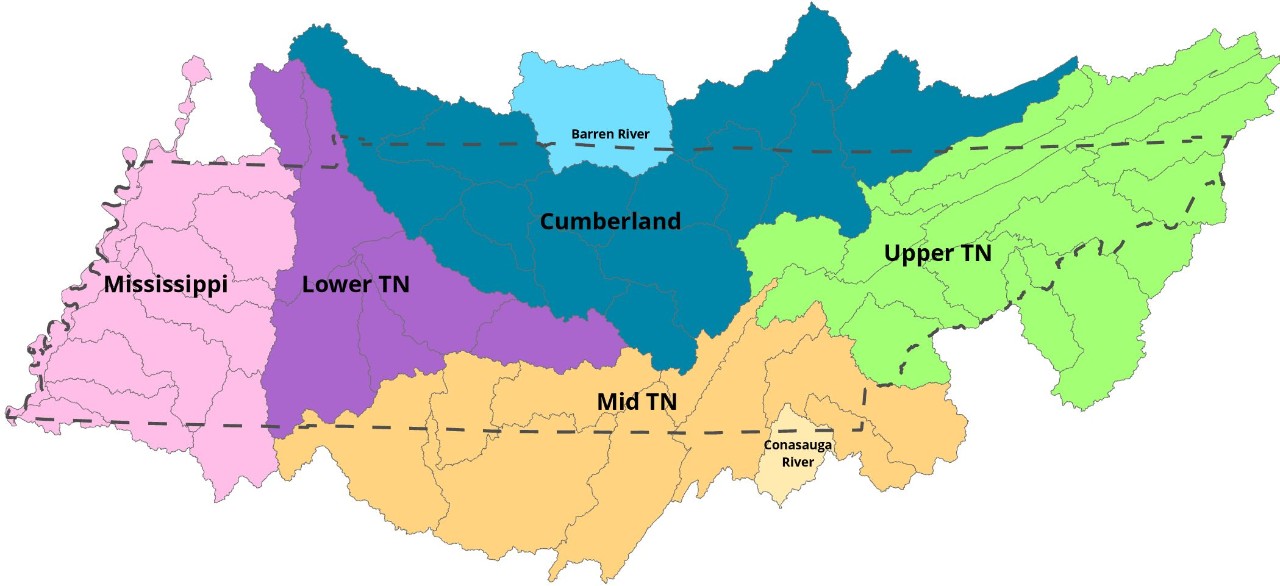 River Basins in Tennessee River Basins in Tennessee