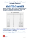 fax blast flyer cms fee changes snip
