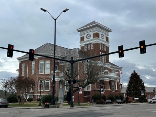 Monroe County has received several HPF grants to restore the masonry of the historic courthouse. Monroe County Courthouse in Madisonville, TN