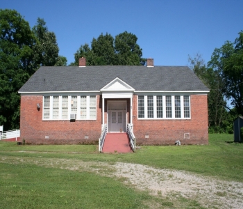 Stanton School in Haywood County Image of a brick school building known as the Stanton School located in Haywood County