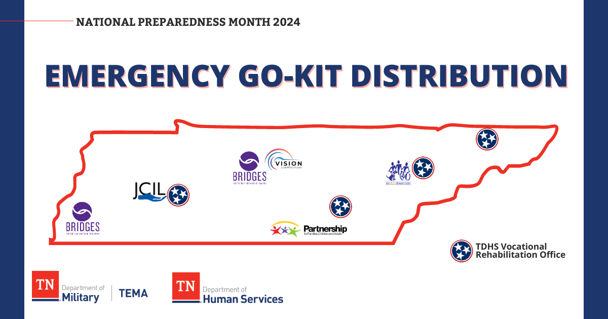 Emergency Go Kit Distribution Map