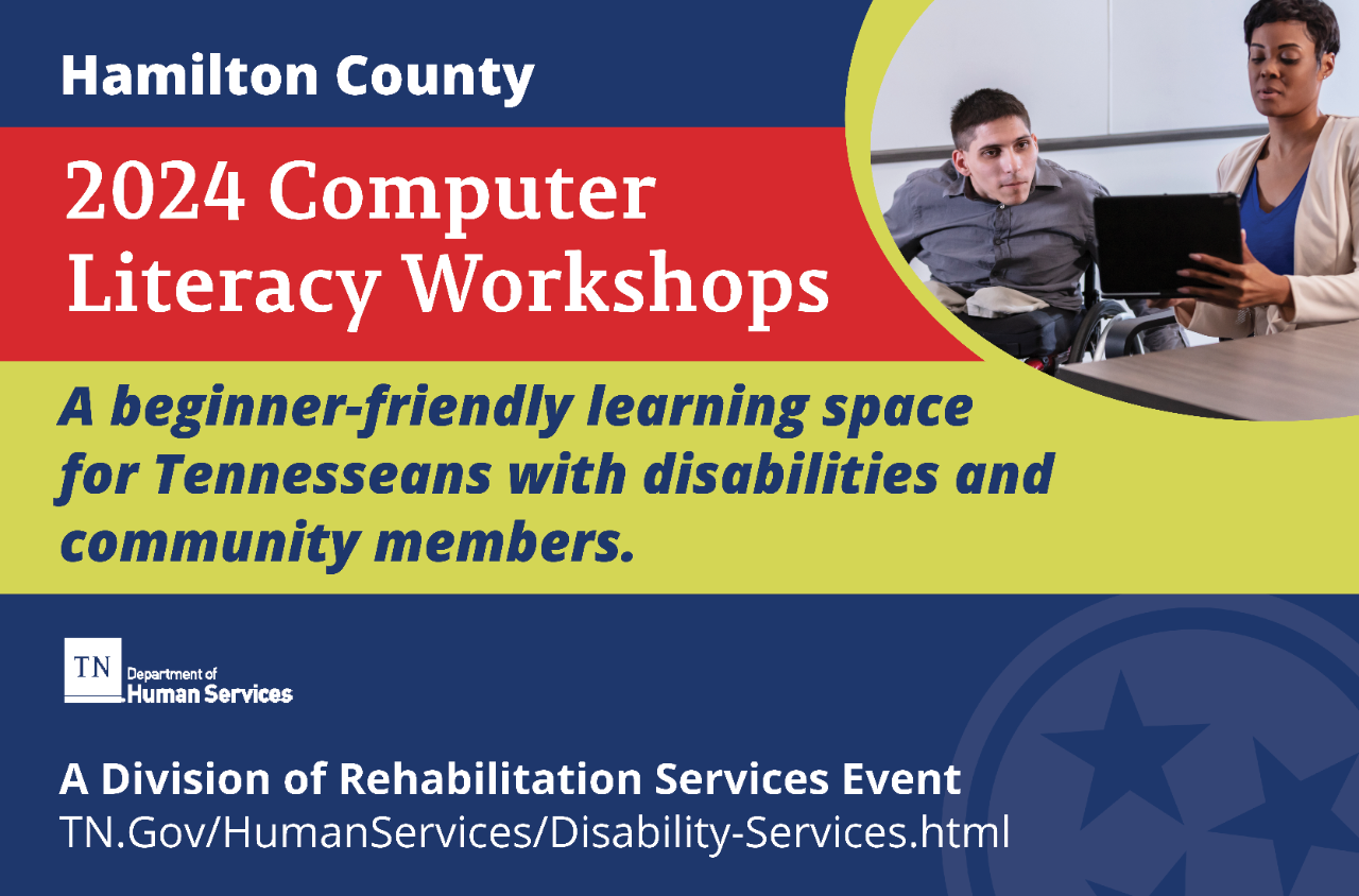 Computer Literacy Workshop Decorative Graphic