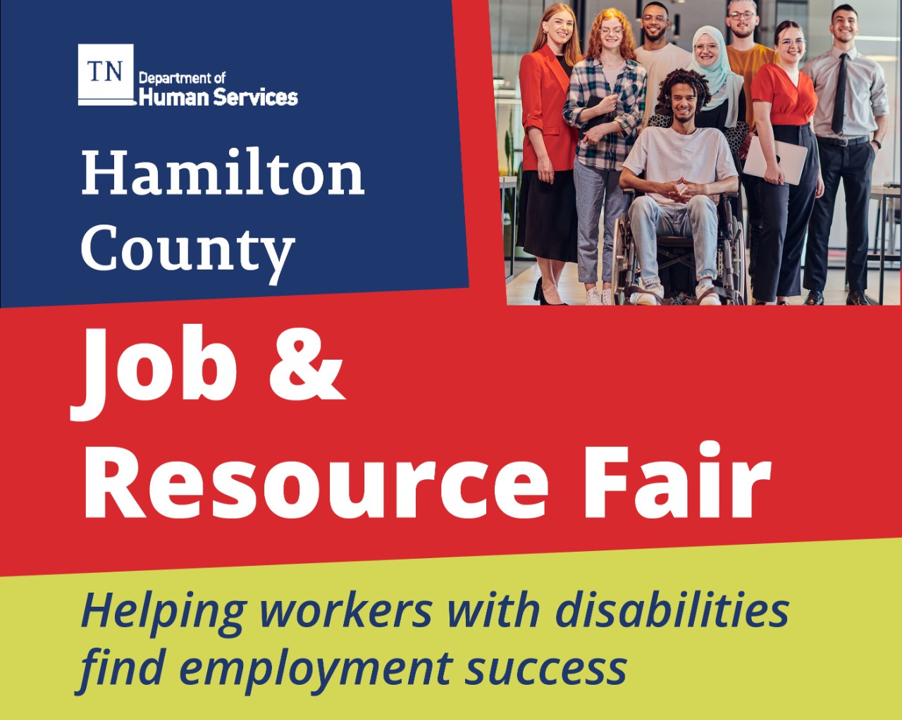 Hamilton Co Job and Resource Fair Decorative Graphic