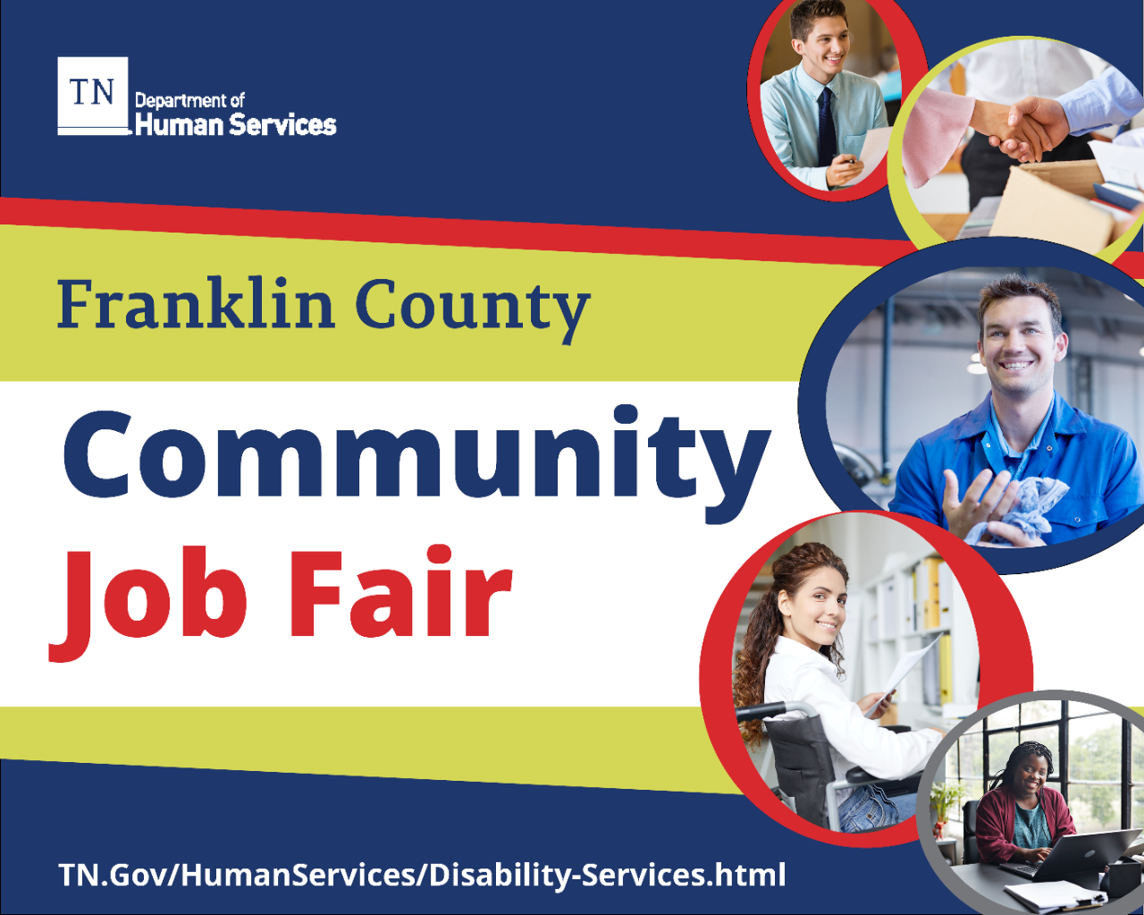 Franklin Job Fair Social Post Decorative image