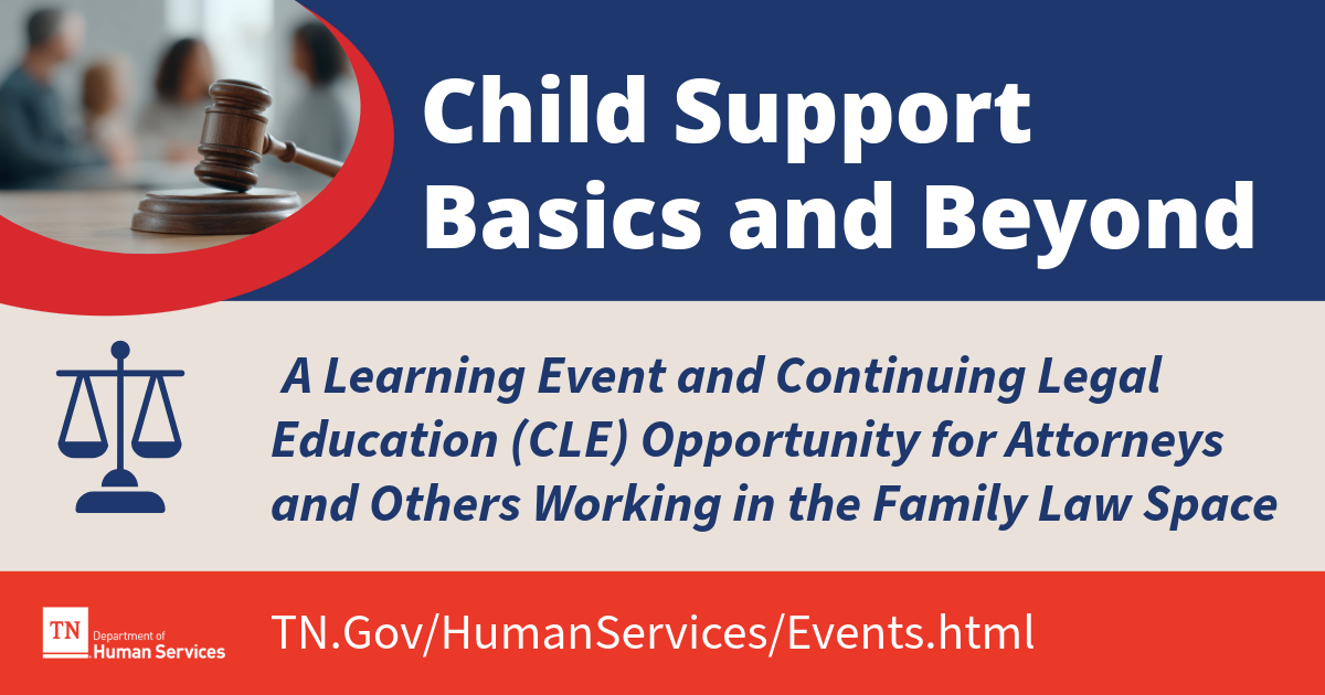 Child Support Basics and Beyond Graphic Decorative image