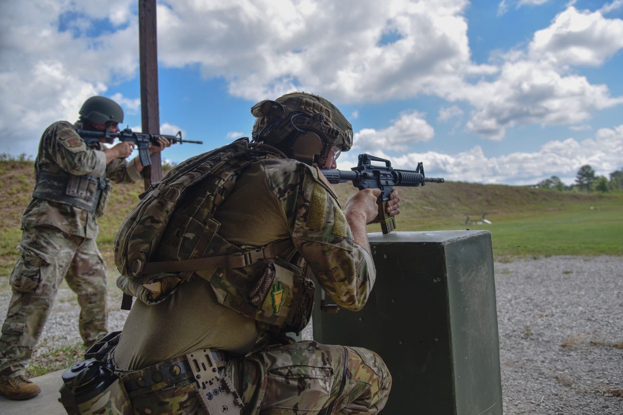 Members of the Tennessee National Guard compete at the TAG Match, June 27, at Tullahoma’s Volunteer Training Site. The TAG Match is an annual marksmanship competition and training event that is hosted by the Tennessee Combat Marksmanship Program. (Photo by Sgt. 1st Class Timothy Cordeiro)