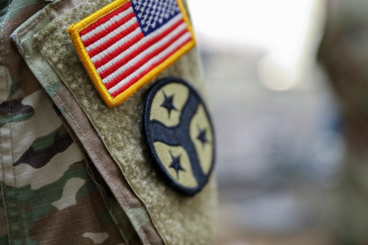 The Tennessee National Guard's 278th Cavalry Regiment (MBCT) patch.