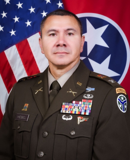 Official command photograph of Col. Donny Hebel. (photo by retired Sgt. First Class Edgar Castro) Official command photograph of Col. Donny Hebel. (photo by retired Sgt. First Class Edgar Castro)
